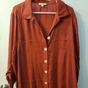 Sharkbite Button Down Tunic